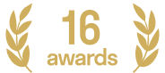 16 international awards